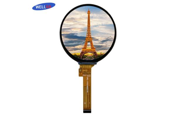 RGB Vertical Stripe Round LCD Display ROHS Round LCD Screen