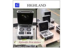 China HIGHLAND Hydraulic Flow Meters Removable Design Oil Temperature Range -20C -150C supplier