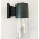 Anthracite External Motion Sensor Exterior Wall Light Amber IP54 E27 Lamp