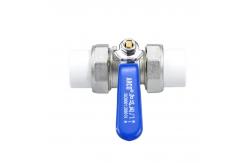 China DN15 DN20 DN25 Metal Ball Valve Long Handle Medium Temperature supplier