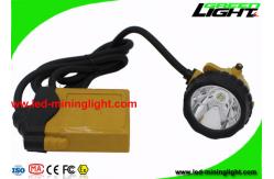 China Rechargeable 25000 Lux Coal Miners Headlamp With 4 Levels Lighting supplier