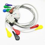 10leads Shidaishuma 15 Pin Holter ECG Cable Stable Performance Customized Size for sale
