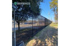 China Portable Rectangle Post Double Wire Mesh Fencing 2400mm Height supplier