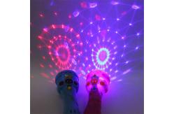 China Customized Toy Light Flashing Projection Wireless Microphone Torch Shape Cute Glow Toy supplier