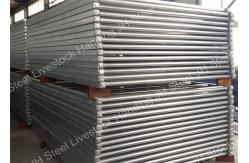 China Glavanized Steel 12ft Oval Bar Cattle Yard Panels supplier