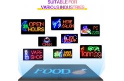 China 390x107mm Programmable Scroll Message Flexible Display Led Screen Sign for Airport supplier