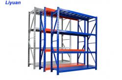 China Steel Shelf Panel Warehouse Storage Racking Metal Shelving Robot Welding supplier