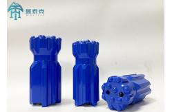 China Blue Colour Flat Face T45 Retract Button Bit Quarry Drilling Tool supplier