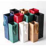 Recyclable Printed Paper Carrier Bags With Paper Twist Handle