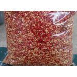 China Tianjin Yidu Jinta Red Crushed Chilli Peppers Flakes Spicy 40,000 SHU 5-8 Mesh for sale