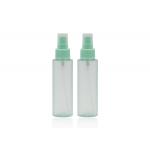 24mm Flat Shoulder Empty Refillable Perfume Bottles With Green Frosting Powder for sale