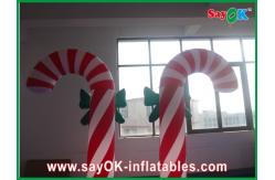 China Custom Durable Advertising Inflatable Candy Cane For Christmas Holiday supplier