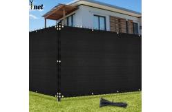 China 6ftx50ft Outdoor Mesh Privacy Screen Black Mesh For Backyard supplier