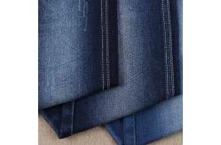 China Indigo Blue 75 Cotton 23 Poly Cotton Polyester Denim Fabric With 2 Spandex supplier