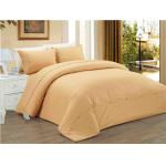 4pcs Bedding Set Sateen Stripe Duvet Cover Polycotton Solid Color Queen King Size Duvet Cover Fitted Sheet Pillowcase for sale