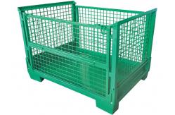 China Wire Mesh Stillage Pallet Cage For Equipment Security Storage supplier