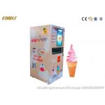 AD Screen Self Service Soft Ice Cream Vending Machine  High Flexibility for sale
