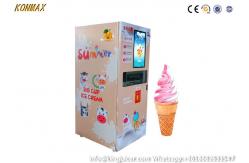 China AD Screen Self Service Soft Ice Cream Vending Machine  High Flexibility supplier