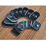 Square Self Locking Washer Solar Panel Bird Mesh Clips Matching J Nails for sale