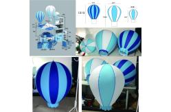 China Customized Giant drop shape Inflatable Balloon Advertising Inflating Lighting PVC Helium Balloon supplier