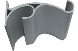 China OEM Machined Aluminium Profiles Grey Anodized Custom Machined Parts supplier