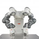 Table Mounting Robotic Welding Arm / Industrial Welding Robots 14 Axis Integrated Controller