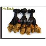 Ombre Color  Grade 7A Virgin Hair Bundles Spring Curl Fashion Style For Women for sale