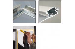 China Wall Hanging Squared ABS 32mm Lockable Poster Case supplier