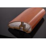 Outdoor Aluminium Handrail Profiles Wood Grain ISO9000 Certification 58 HV for sale