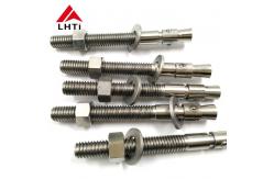 China Gr2 Titanium Stud U Bolt Nut  2 Lock Nuts For Industry supplier