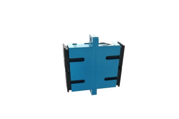 SC UPC Singlemode Duplex Blue Fiber Optic Adapter