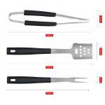 Multifunction Stainless Steel Bbq Utensil Set , Rustless Heavy Duty Grill Tools