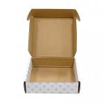 Delivery Shipping Carton Package Boxes Collapsible Paper Board Kraft Corrugated White Mailer Packaging Box for sale