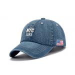 Classic Girls Blue Denim Hat , Personalized Womens Denim Hat Good Flexibility for sale