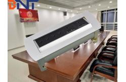 China Aluminum Alloy Silver  desk hidden flip up socket With 1*RCA Configuration supplier