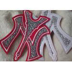 Iron On Backing Stone Custom Embroidered Patches With Handmade for sale