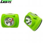 Waterproof Underground Cordless Cap Lamp , CE 15000lux LED Miner Cap Lamp for sale