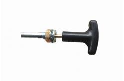 China High Temperature Resistance Control Cable Assembly 3700mm Long With Black T Handle supplier