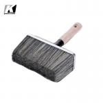 60x160mm Nylon Bristle Paint Brushes Wall Paper With Wood Iron Handle for sale