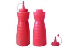 China Environmental Red Pear Shaped cooking oil Bottle Pastic squeeze Container supplier