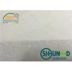 Hard Paper Iron On Backing Fabric With 100% Recycle Cotton Composition