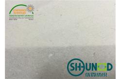 China Hard Paper Iron On Backing Fabric With 100% Recycle Cotton Composition supplier