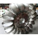 Pelton Wheel Runner In Hydro Power Plant , Water Turbine Runner High Efficiency