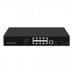 8 Port Gigabit Managed Network Switch Realtek Based AC Input SFP Fiber Uplink for sale