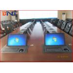 17 Inch Horizontal Flip Up Computer Monitor Lift Carbon Steel With Keyboard Mouse for sale