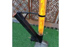 China Biomass Pellet Warming 140cm garden patio heater Portable Modern Wood Stoves supplier