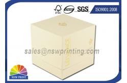 China Perfume / Cosmetics Paper Gift Box Rigid Setup Boxes With UV Varnishing supplier