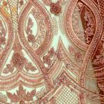 Embroidery Pink 3D Beaded Fabric Sequin Lace For Women Dress for sale