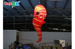 China Club Decoration 2m  Red Inflatable LED Lighting Hippocampus supplier