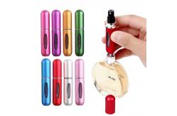 China Perfume Atomizer Spray Aluminum Cosmetic Bottles 80*16.5mm Reusable 5ml 8ml supplier